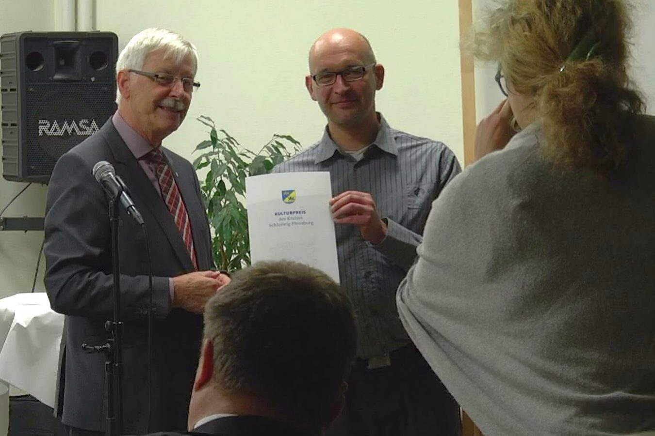 Kulturpreis SL-FL an Tim Riediger