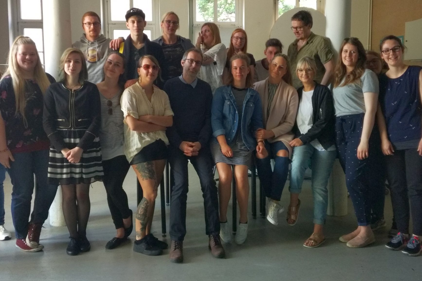 angehende ErzieherInnen der Hannah Arendt Schule Flensburg