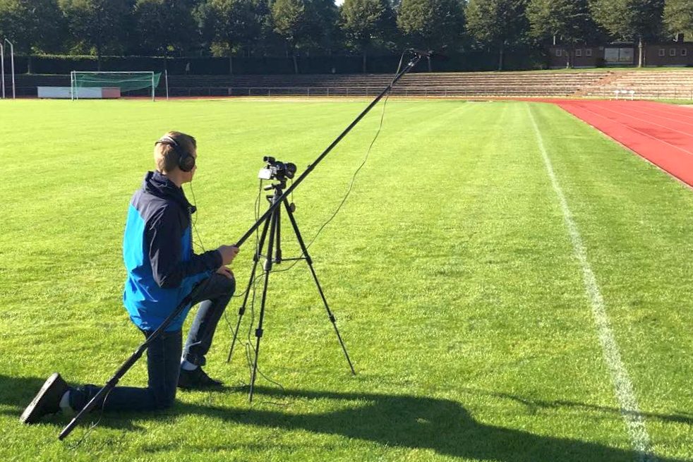dreh_goethe_sep18 Dreh auf dem Sportplatz