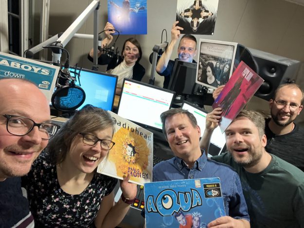 Redaktion 90er Nacht in Studio 4