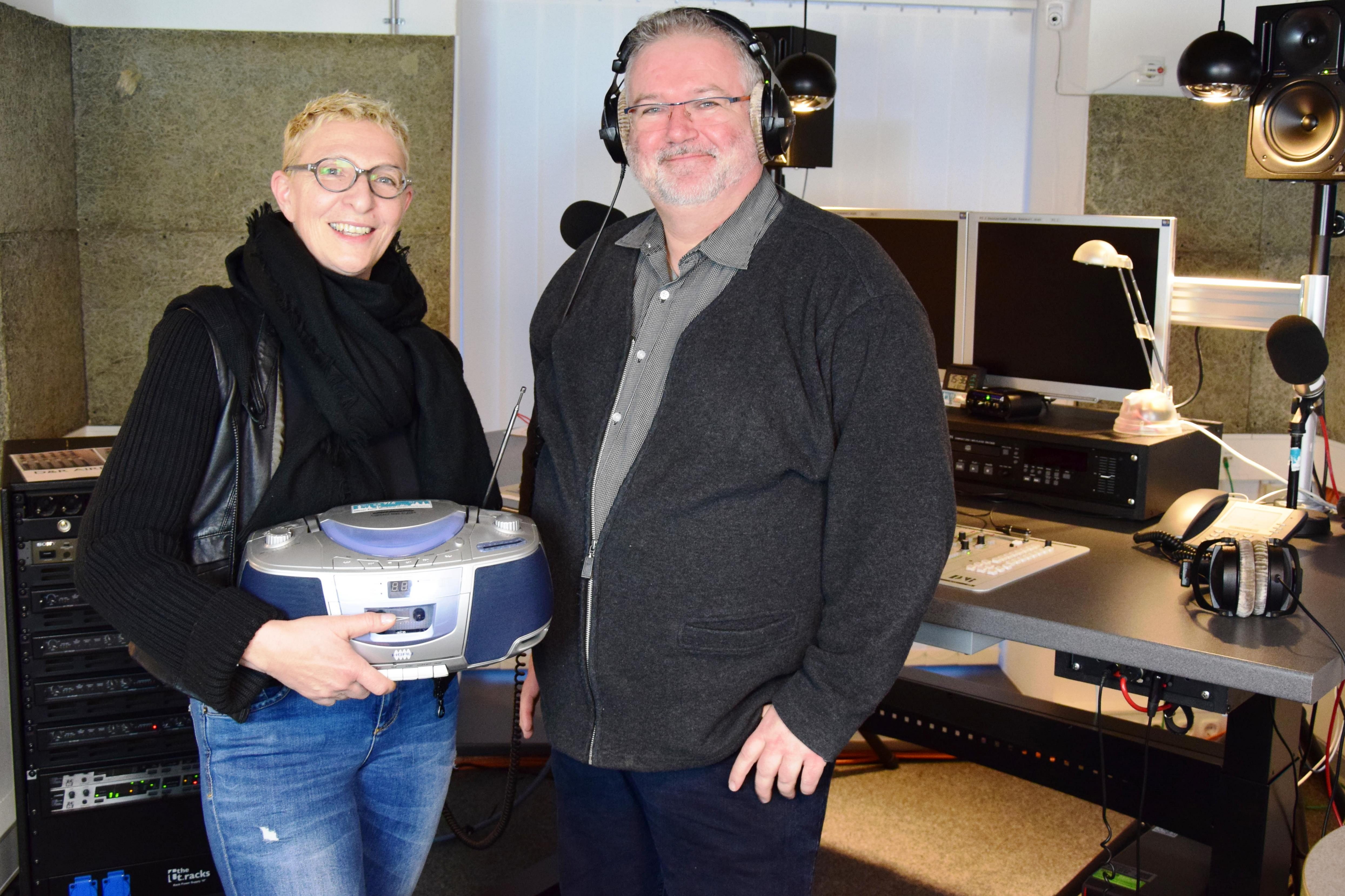 2018-01-02_Rückenwind on Air_Andrea Richter und Andreas Guballa im Studio in Heide