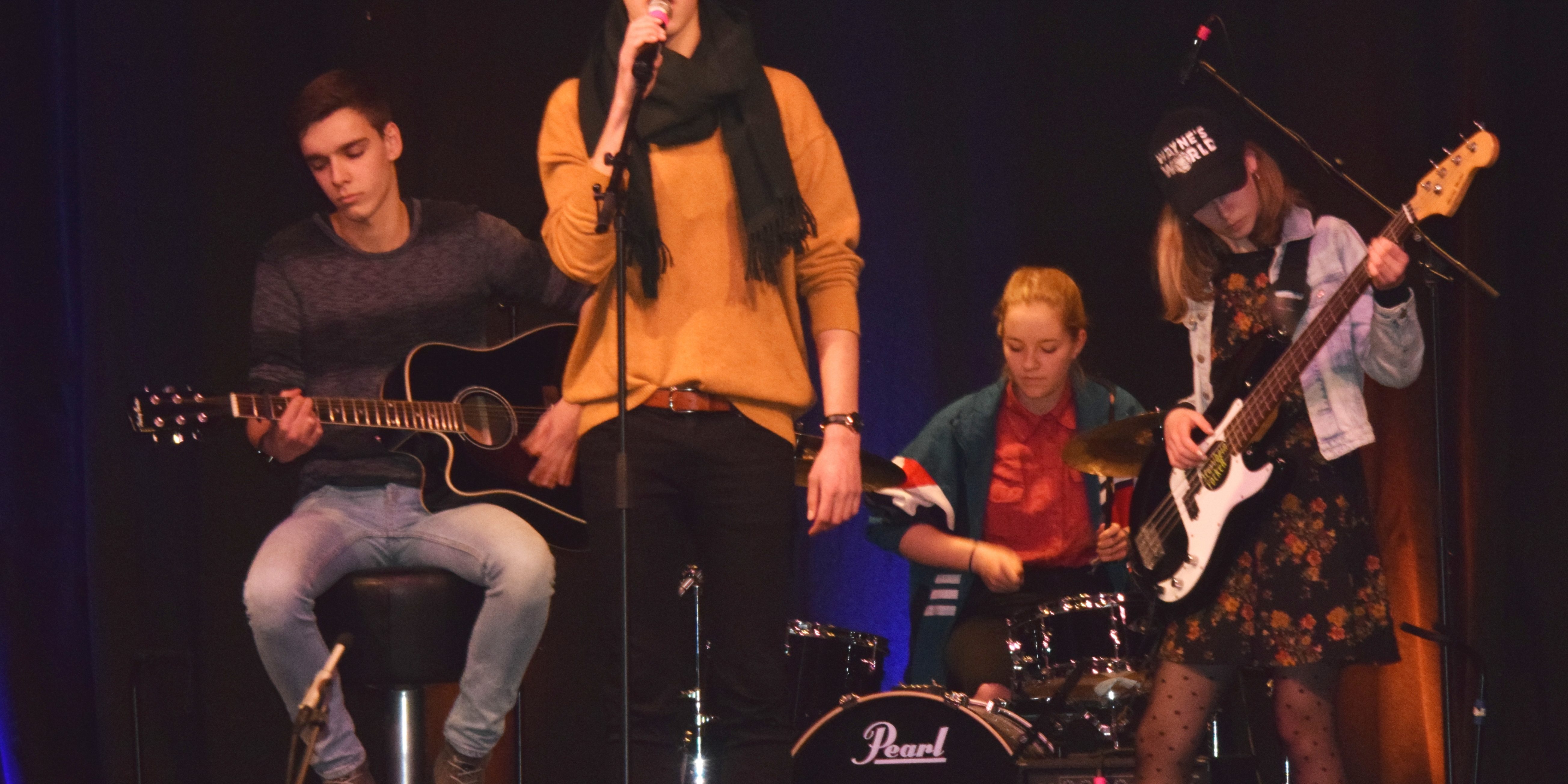 Gruppe Try beim Neujahrskonzert der Stadt Heide. Foto Seehausen