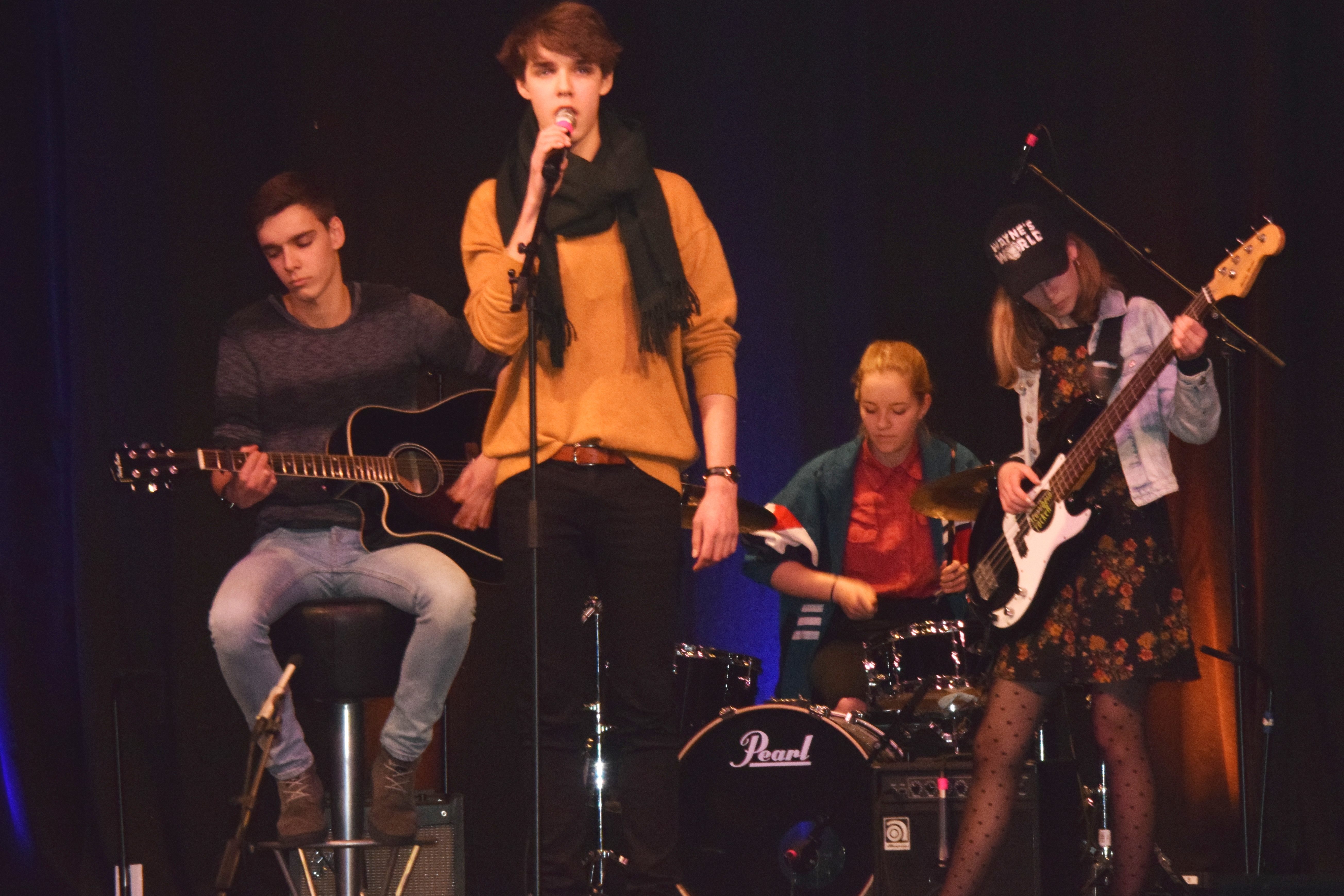 Neujahrskonzert 2018 Gruppe Try beim Neujahrskonzert der Stadt Heide. Foto Seehausen