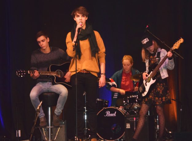 Gruppe Try beim Neujahrskonzert der Stadt Heide. Foto Seehausen