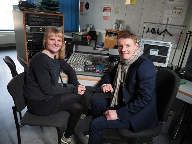 Elsiabeth Kose und Harald Haugaard im OK Studio Husum