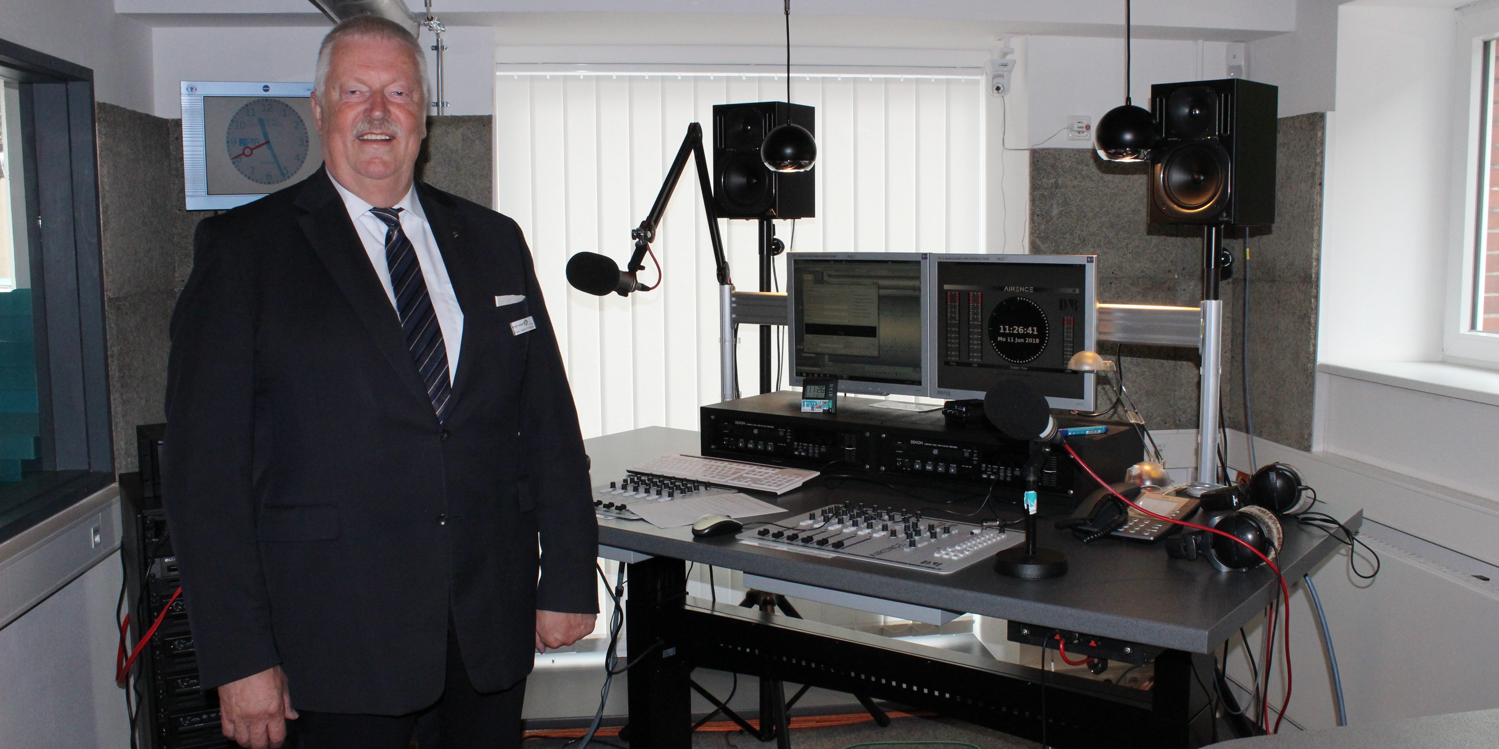 Franz Helmut Pohlmann im OK Studio