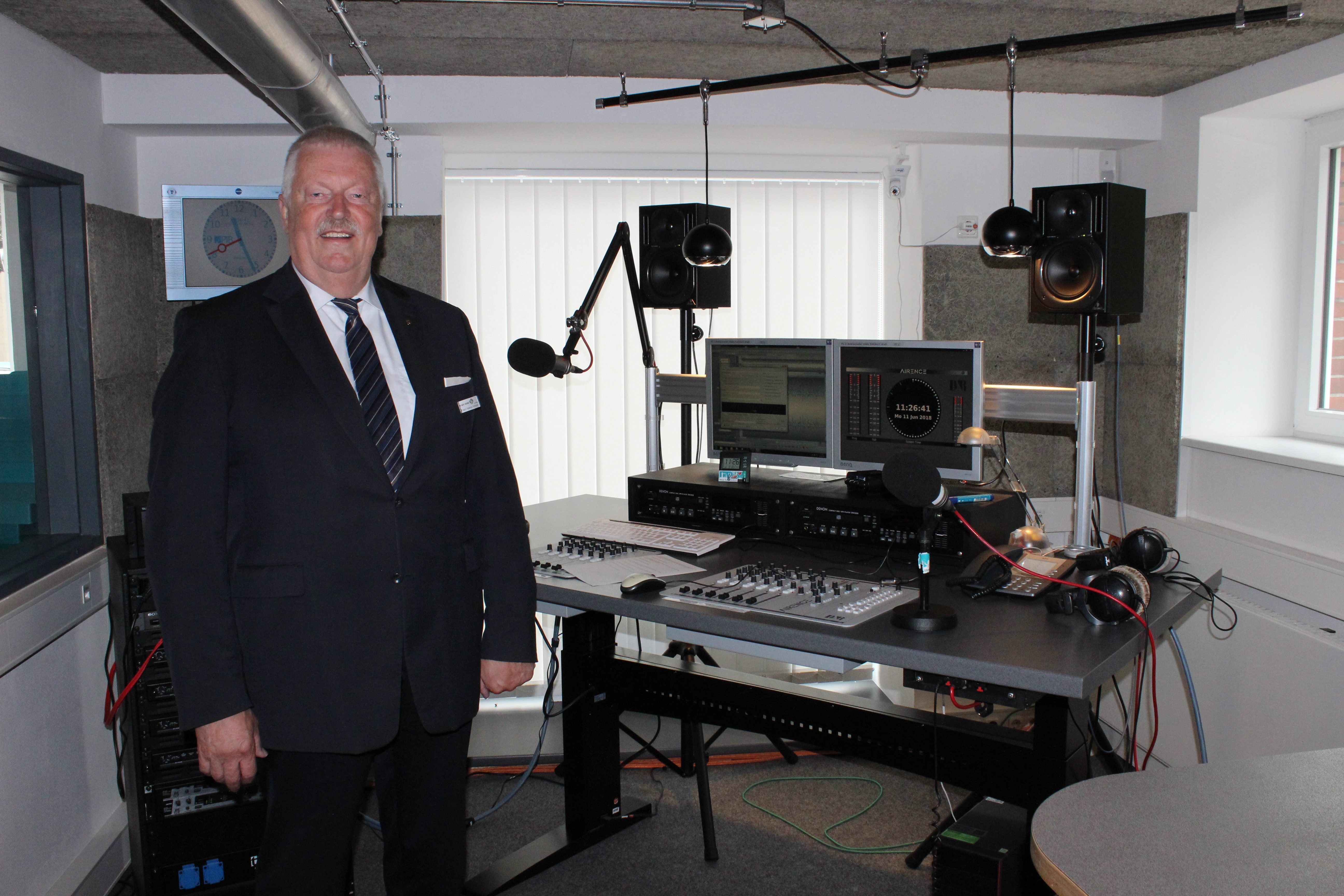 Franz Helmut Pohlmann im OK Studio Franz Helmut Pohlmann im OK Studio