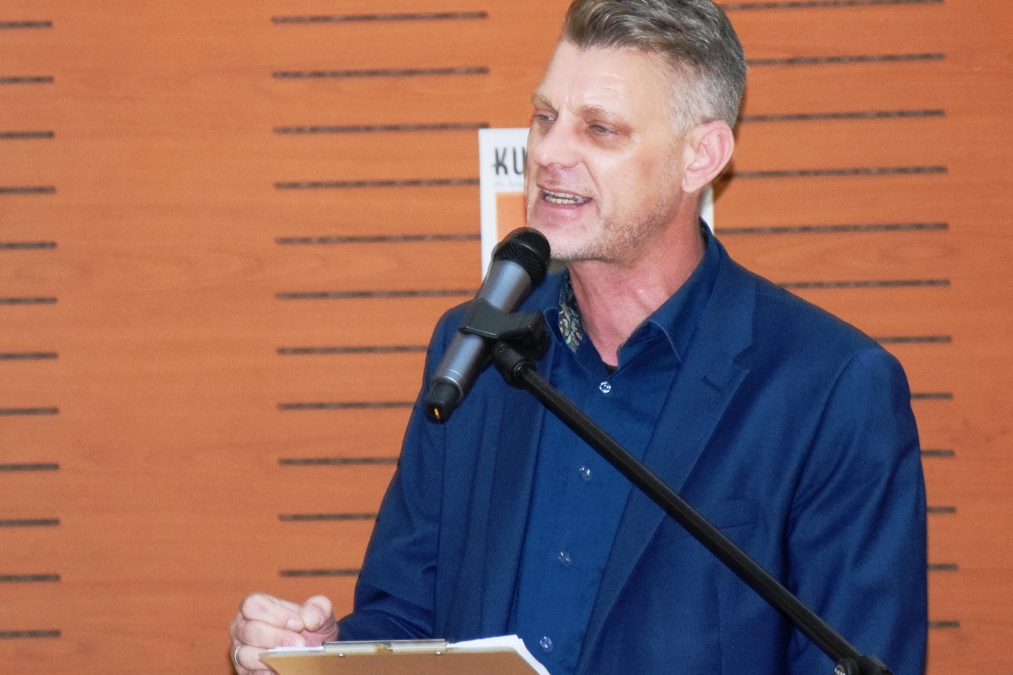 Björn Högsdal war Gastredner bei der Kunstgriff Ouvertüre Björn Högsdal war Gastredner bei der Kunstgriff Ouvertüre