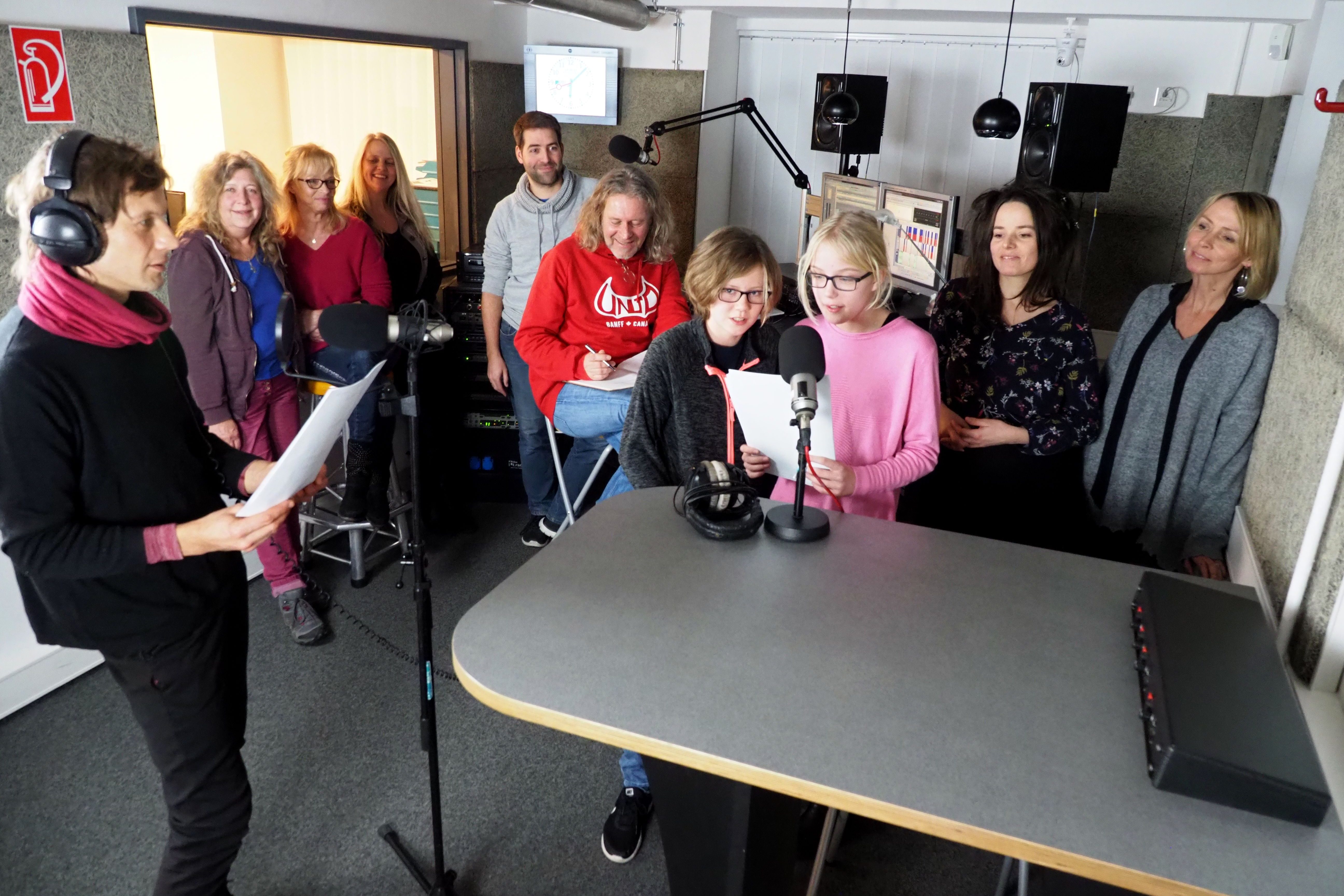 Die Teilnehmer der OK Hörspiel Werkstatt