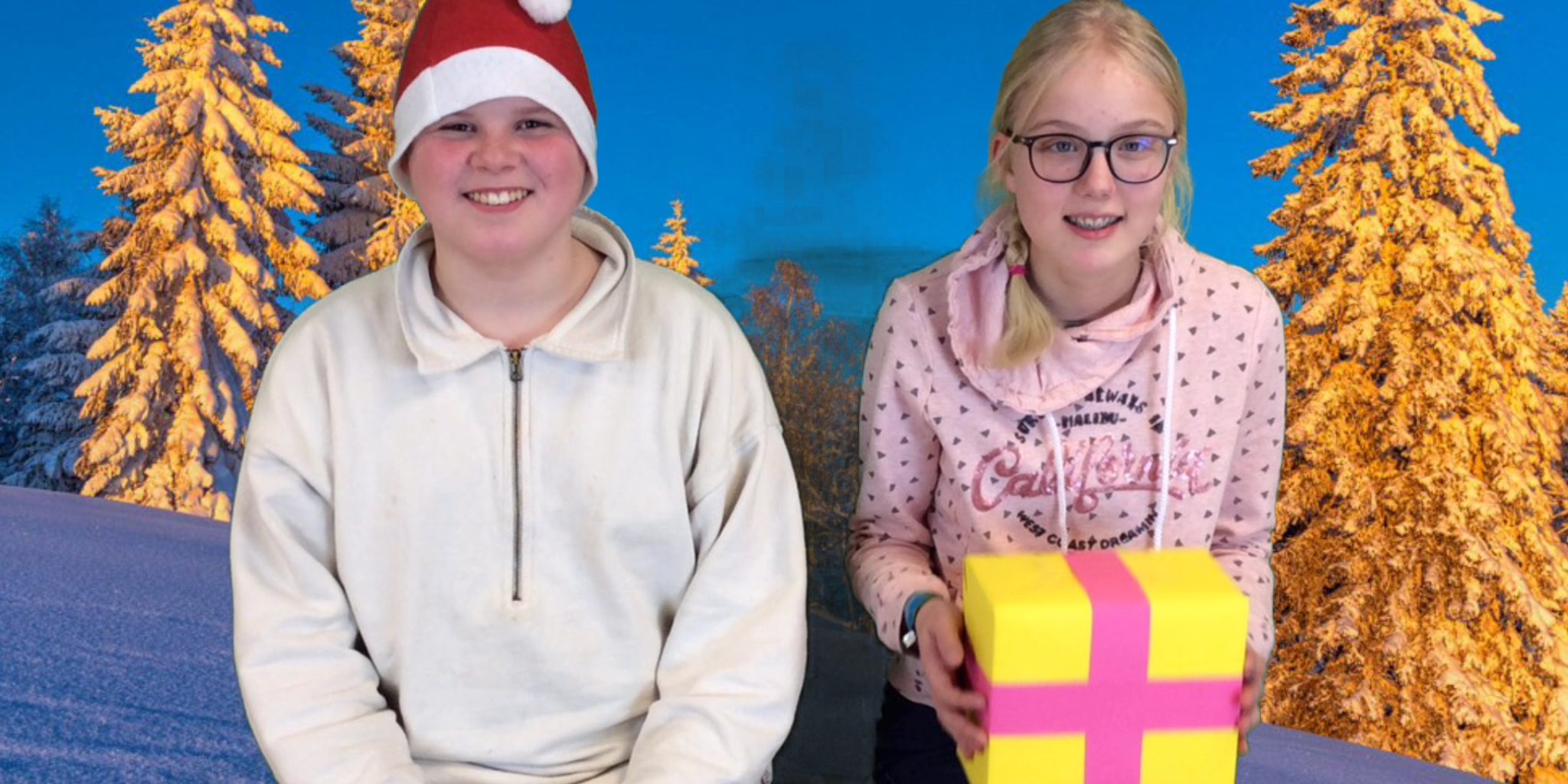 Green Screen Weihnachtskarten