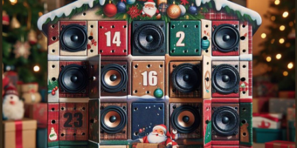 Das Foto zeigt ein KI generiertes Bild eines Adventskalenders.