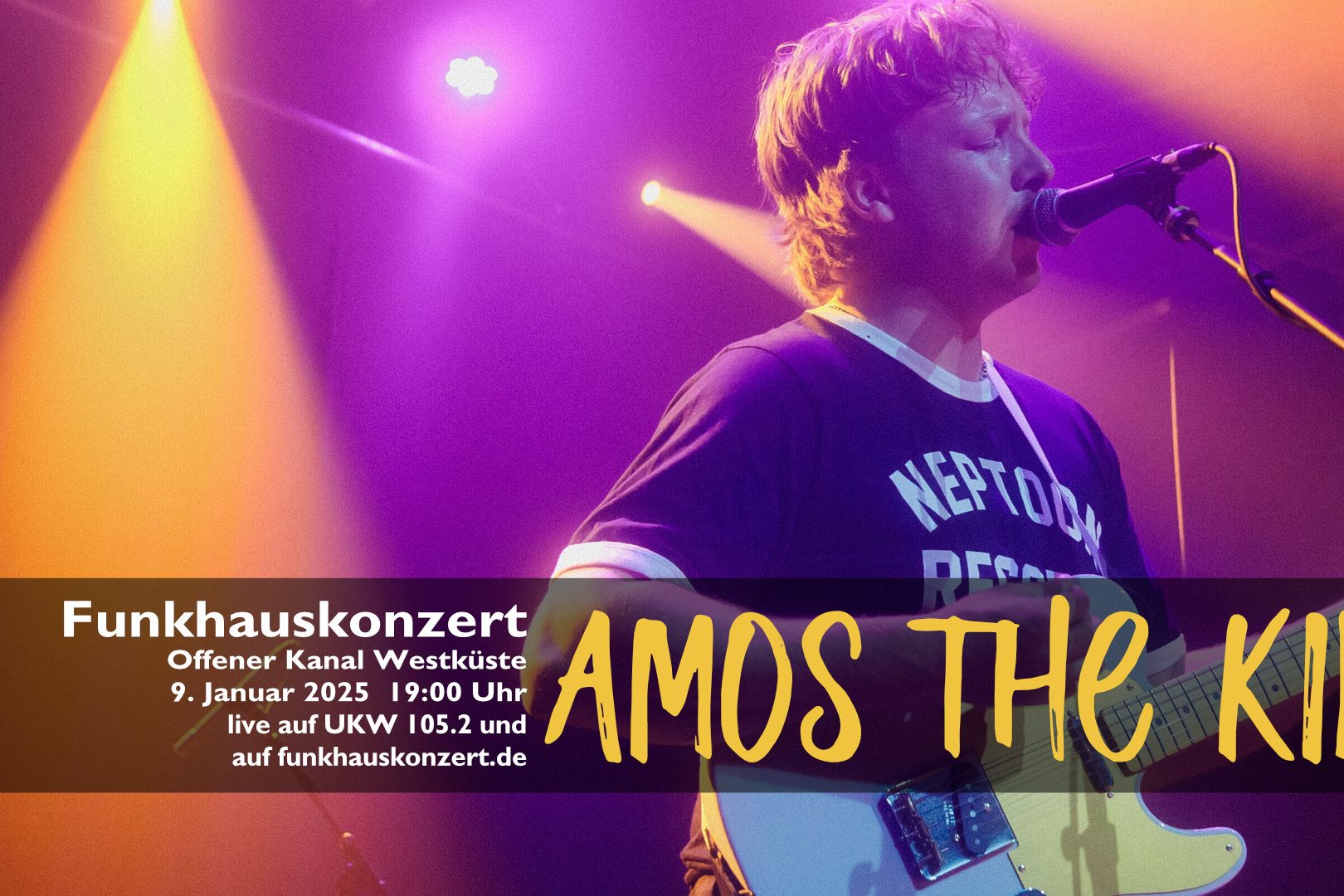 Amos The Kid Funkhauskonzert 9. Januar 2025 WestküsteFM