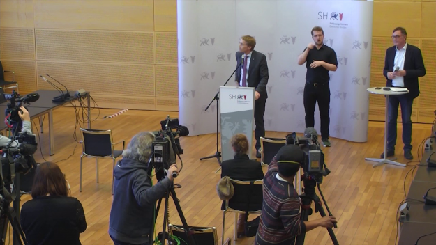 pk Pressekonferenz im Kieler Landeshaus