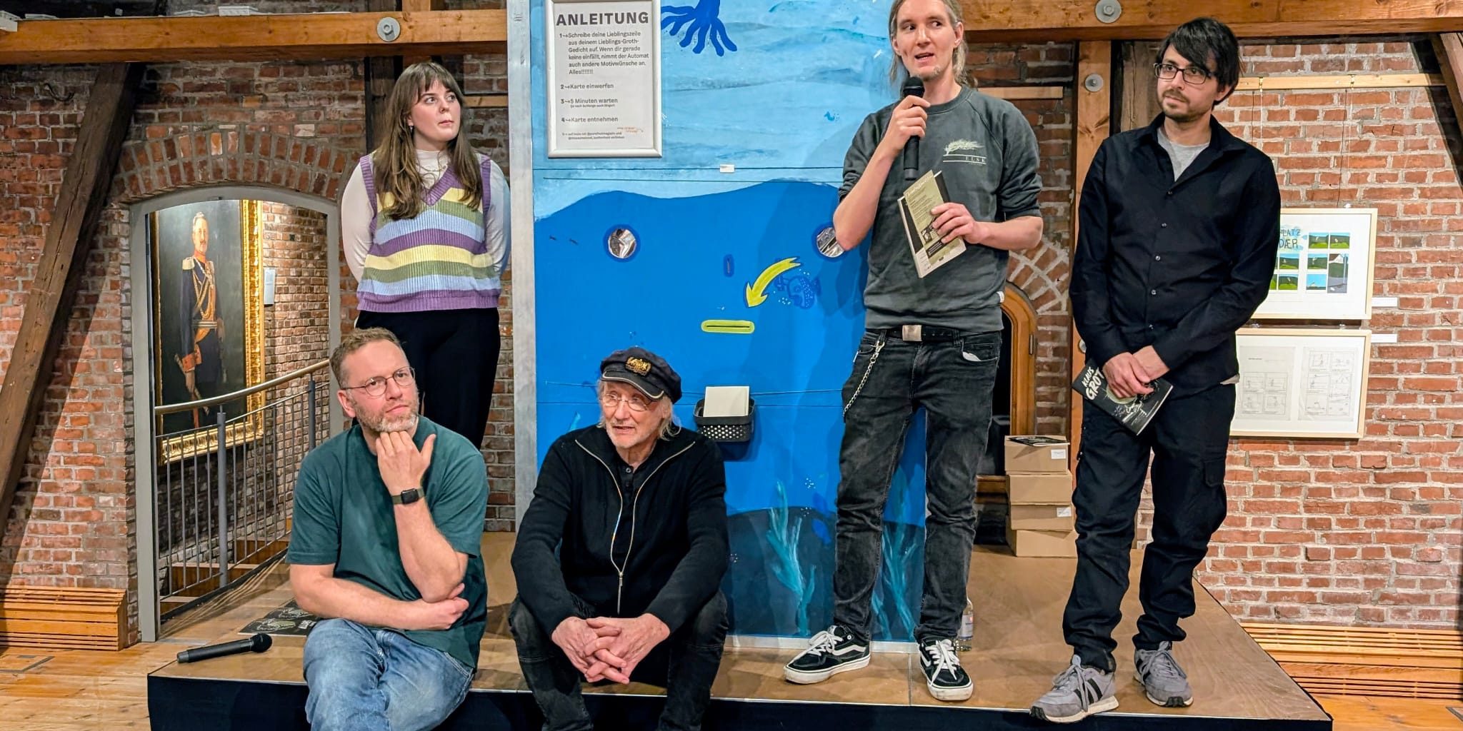 Tim Eckhorst und Friends zeichnen Klaus Groth im Comic